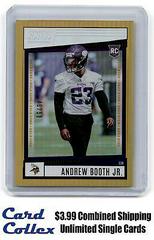 Andrew Booth Jr. [Gold Zone] #326 Football Cards 2022 Panini Score Prices