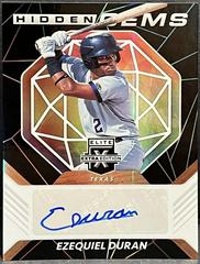 Ezequiel Duran Baseball Cards 2021 Panini Elite Extra Edition Hidden Gems Signatures Prices
