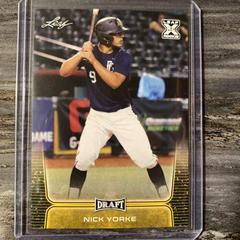 Nick Yorke [Gold] #40 Baseball Cards 2020 Leaf Draft Prices