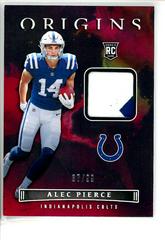 Alec Pierce [Red] #ROP-API Football Cards 2022 Panini Origins Rookie Patches Prices