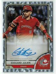 Edouard Julien [Cracked Ice] #AV-EJU Baseball Cards 2023 Topps World Classic Autographs Prices