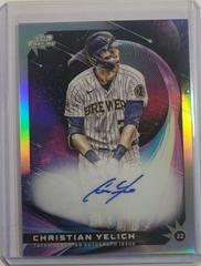 Christian Yelich #SGA-CY Baseball Cards 2022 Topps Cosmic Chrome Star Gaze Autographs Prices