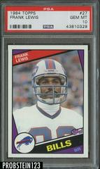 Frank Lewis Football Cards 1984 Topps Prices