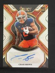 Chase Brown [Orange Pulsar] #RS-CBR Football Cards 2023 Panini Select Draft Picks Rookie Signatures Prices