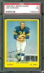 Joe Marconi #1 Football Cards 1960 Bell Brand Rams Prices