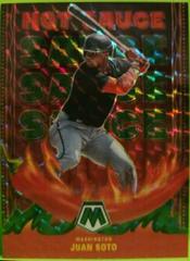 Juan Soto [Green] Baseball Cards 2022 Panini Mosaic Hot Sauce Prices