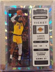 LeBron James [Semifinal] #36 Basketball Cards 2022 Panini Contenders Prices