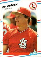 Jim Lindeman #39 Baseball Cards 1988 Fleer Prices