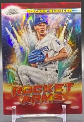 Walker Buehler [Red Flare] #RA-8 Baseball Cards 2022 Topps Cosmic Chrome Rocket Arms Prices