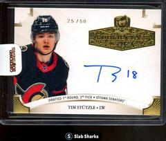 Tim Stutzle [Gold Autograph] #2021-TS Hockey Cards 2020 Upper Deck The Cup Rookie Class of 2021 Prices