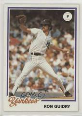 Ron Guidry Baseball Cards 1978 Burger King Yankees Prices