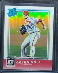 Aaron Nola [Holo] #37 Baseball Cards 2016 Panini Donruss Optic Prices