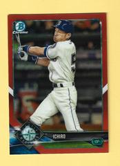 Ichiro [Orange Refractor] #67 Baseball Cards 2018 Bowman Chrome Prices