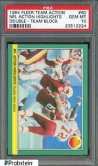 NFL Action Highlights [Double Team Block] Football Cards 1984 Fleer Team Action Prices