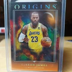 LeBron James [Orange] #12 Basketball Cards 2023 Panini Origins Prices