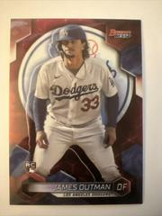 James Outman [Red] #63 Baseball Cards 2023 Bowman's Best Prices