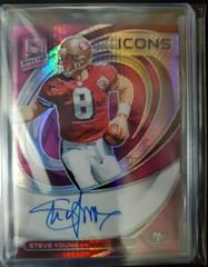 Steve Young [Pink] #ICN-SYO Football Cards 2022 Panini Spectra Icons Autographs Prices