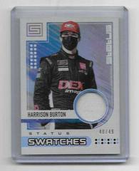 Harrison Burton [Red] #SS-HB Racing Cards 2021 Panini Chronicles NASCAR Status Swatches Prices
