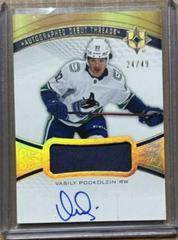 Vasily Podkolzin #ADT-VP Hockey Cards 2021 Ultimate Collection Debut Threads Auto Patch Prices