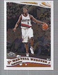 Martell Webster #192 Basketball Cards 2005 Topps Chrome Prices