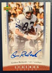 Golden Richards Football Cards 2006 Upper Deck Legends Legendary Signatures Prices