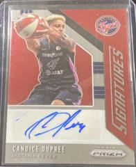 Candice Dupree Basketball Cards 2020 Panini Prizm WNBA Signatures Prices