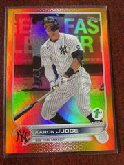 Aaron Judge [Orange] Baseball Cards 2022 Topps 1st Edition Prices