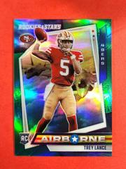 Trey Lance [Green] #AB18 Football Cards 2021 Panini Rookies and Stars Airborne Prices