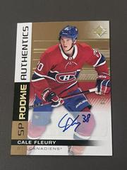Cale Fleury [Autograph Gold] Hockey Cards 2019 SP Prices