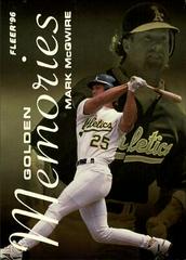 Mark McGwire Baseball Cards 1996 Fleer Golden Memories Prices
