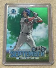 Robert Hassell III [Green] Baseball Cards 2023 Bowman Sights on September Prices