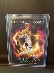 Stephen Curry [Gold] #4 Basketball Cards 2023 Panini Origins Cosmic Storm Prices