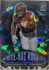 Brian Robinson Jr. [Ice] #WHR-10 Football Cards 2022 Panini Donruss Optic White Hot Rookies Prices