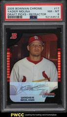 Yadier Molina [Refractor] #17 Baseball Cards 2005 Bowman Chrome Draft Picks Prices