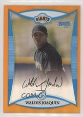 Waldis Joaquin [Orange Refractor] #BCP156 Baseball Cards 2008 Bowman Chrome Prospects Prices