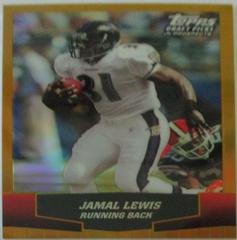 Jamal Lewis [Gold Chrome Refractor] Football Cards 2004 Topps Draft Picks & Prospects Prices