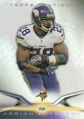 Adrian Peterson #32 Football Cards 2014 Topps Platinum Prices