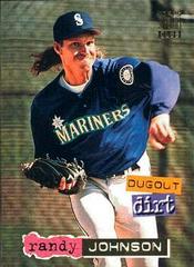 Randy Johnson Baseball Cards 1994 Stadium Club Dugout Dirt Prices