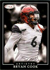 Bryan Cook #7 Football Cards 2022 Sage Artistry Prices