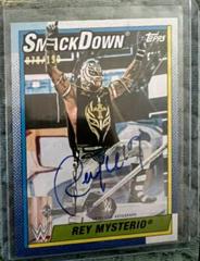 Rey Mysterio [Blue] Wrestling Cards 2021 Topps Heritage WWE Autographs Prices