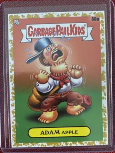 Adam Apple [Gold] #60a Garbage Pail Kids Book Worms