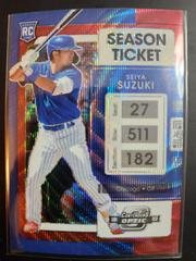 Seiya Suzuki [Ruby Wave] #2 Baseball Cards 2022 Panini Chronicles Contenders Optic Prices
