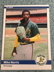 Mike Norris Baseball Cards 1984 Fleer Prices