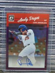 Andy Pages [Purple] Baseball Cards 2023 Panini Donruss Optic Retro 1990 Signatures Prices