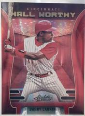 Barry Larkin [Retail Red] #HW-11 Baseball Cards 2022 Panini Absolute Hall Worthy Prices