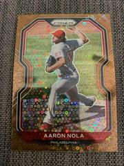 Aaron Nola [Bronze Donut Circles Prizm] Baseball Cards 2021 Panini Prizm Prices