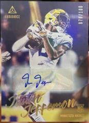 Justin Jefferson [Gold Autograph] #117 Football Cards 2020 Panini Luminance Prices