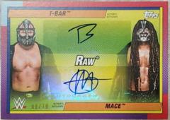 Mace, T Bar [Red] Wrestling Cards 2021 Topps Heritage WWE Dual Autographs Prices