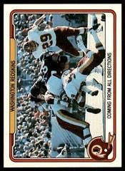 Washington Redskins [Coming From All Directions] Football Cards 1982 Fleer Team Action Prices