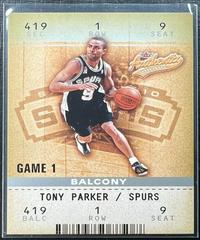 Tony Parker Basketball Cards 2002 Fleer Authentix Prices